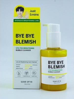 Обновляющая маска-пенка с витаминами Bye Bye Blemish Vita Tox Brightening Bubble Cleanser – фото 1