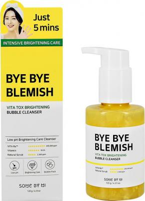 Обновляющая маска-пенка с витаминами Bye Bye Blemish Vita Tox Brightening Bubble Cleanser – фото 5