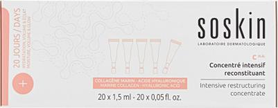 Intensive restructuring concentrate Collagen / Hyaluronic Интенсивный восстанавливающий концентрат 20 шт. по 1,5 мл