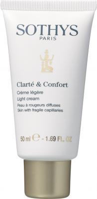 Легкий крем для чувствительной кожи и кожи с куперозом - Clarte&Comfort Light Cream 155300 50 мл – фото 5