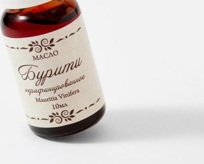 Масло "Бурити", нерафинированное, 10 мл (Масла) – фото 4