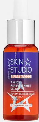 Сыворотка для лица Ночная сыворотка обновляющая 7 кислот Superfood 7 Acids Renewal Night Serum – фото 8