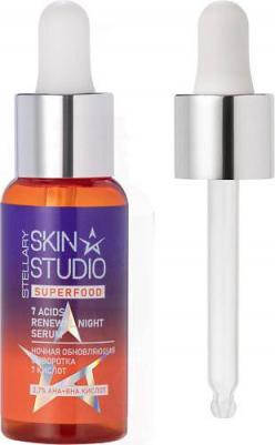 Сыворотка для лица Ночная сыворотка обновляющая 7 кислот Superfood 7 Acids Renewal Night Serum