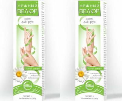 Нежный велюр Крем для рук, ромашка 40гр – фото 4