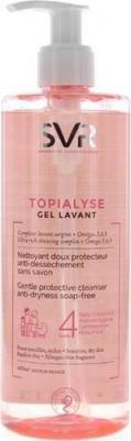 Очищающий гель для лица и тела Topialyse Gel Lavant 400мл