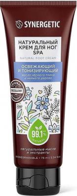 Крем для ног SPA натуральный, освежающий и тонизирующий