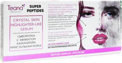 Сыворотка с эффектом хайлайтера Кристальная кожа / SUPER PEPTIDES 10*2 мл – фото 4