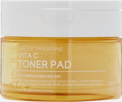 Освежающие пэды с экстрактом зелёного мандарина Green Tangerine Vita C 160 г – фото 1