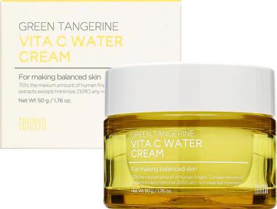 Отбеливающий крем для лица с витамином С Green Tangerine Water Cream, 50г – фото 3