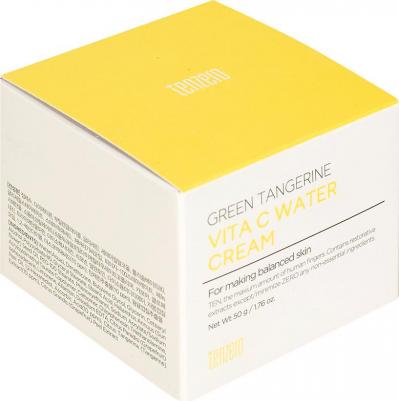 Отбеливающий крем для лица с витамином С Green Tangerine Water Cream, 50г – фото 7