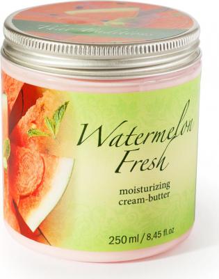 Крем баттер лосьон для тела для рук увлажняющий питательный после душа для сухой кожи Арбузный Фреш, 250 мл – фото 3
