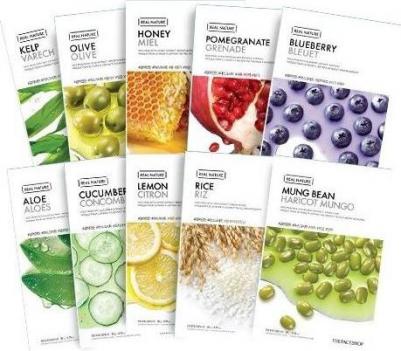 Маска для лица Тканевая маска с экстрактом лимона Real Nature Lemon Face Mask – фото 2