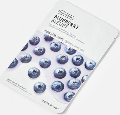 Real Nature Тканевая маска для лица с экстрактом черники, 20 г – фото 5