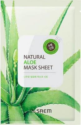 Маска тканевая N с экстрактом алоэ вера Natural Aloe Mask Sheet 21мл – фото 2