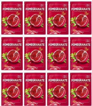 Маска тканевая с экстрактом граната Natural Pomegranate Mask Sheet, 21 мл – фото 5