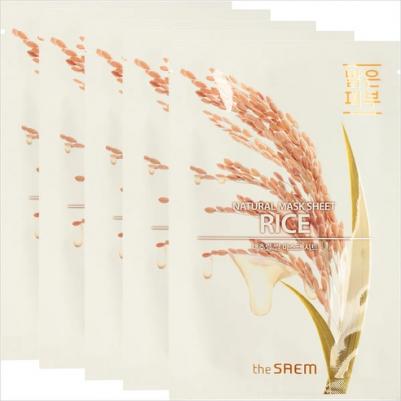 Natural Rice Mask Sheet Маска тканевая с экстрактом риса, 21 мл – фото 8