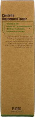 Тонер PURITO Centella Unscented Toner 200мл – фото 5