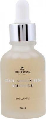 Омолаживающая сыворотка с муцином улитки и коллагеном Snail Mucin 5000 Ampoule, 30мл
