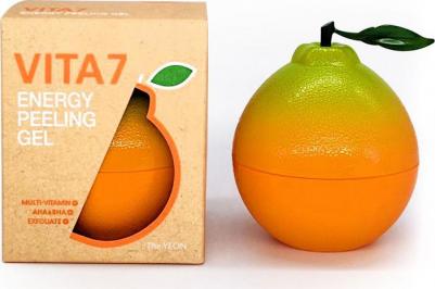 Пилинг-гель для лица энергетический с AHA-BHA кислотами - Vita7 energy peeling gel, 100мл – фото 2