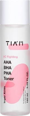 AC Fighting AHA BHA PHA Toner, Отшелушивающий тонер с кислотами,180 ml – фото 1