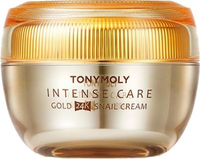 Крем для лица с муцином улитки и коллоидным золотом INTENSE CARE GOLD 24K SNAIL CREAM, 45мл – фото 7