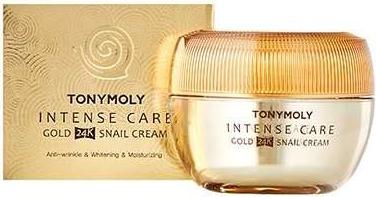 Крем для лица с муцином улитки и коллоидным золотом INTENSE CARE GOLD 24K SNAIL CREAM, 45мл – фото 9