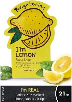 Маска I'm Real Mask Sheet (Lemon) – фото 1