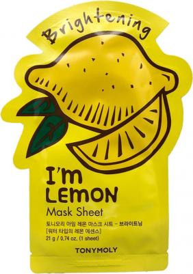 Маска I'm Real Mask Sheet (Lemon) – фото 4
