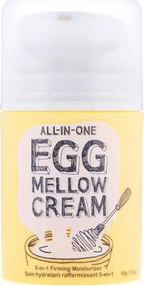 All-in-One Egg Mellow крем 5-в-1 для увлажнения и повышения упругости 50 г Tcs-28389 – фото 1