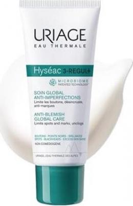 Hyseac Anti-Blemish Global Care 40 мл - Уменьшает прыщи и пятна, очищает поры - Крем с салициловой кислотой и AHA-кислотами - Действует от 4 часов