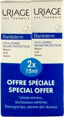 Защищающий цика-бальзам Барьедерм для губ, 2*15 мл (Bariederm) – фото 2