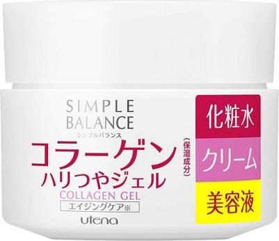 Легкий гель "Simple Balance" для лица три в одном с тремя видами коллагена для придания коже сияния и упругости 100гр – фото 2