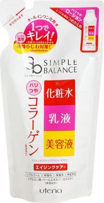Лосьон "Simple Balance" для лица три в одном с тремя видами коллагена для придания коже сияния и упругости 200мл – фото 3