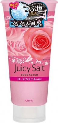 Скраб для тела "Juicy Salt" очищение аромат розы на основе соли туба 300 гр