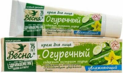 Крем для лица Огуречный увлажняющий 40мл – фото 1