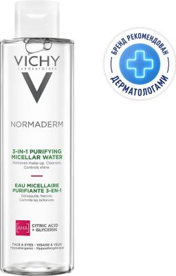 Нормадерм лосьон мицеллярный для проблем. чувств. кожи лица и глаз флакон200мл – фото 13