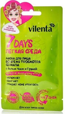 7ДНЕЙ Маска д/лица Белый чай/Груша 28мл ^^ – фото 4