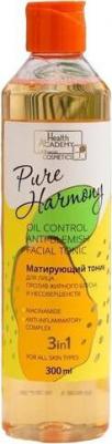 Тоник для лица Матирующий прот.жирн.блеска/несоверш.300мл Pure Harmony FC – фото 1