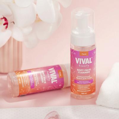 Мусс для умывания Очищающая пенка для лица Soft Face Cleanser – фото 2