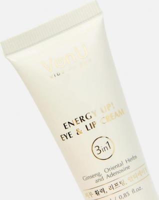 Омолаживающий крем-энергетик для век и губ с женьшенем ENERGY UP! Eye & Lip Cream 25 мл – фото 3