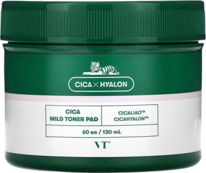 VT CICA Пэды VT CICA MILD TONER PAD (60ea, 130ml) – фото 9