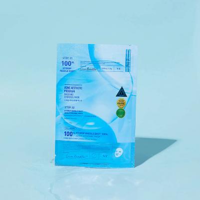 Vt Двухэтапная, гидрогелевая маска для лица с микроиглами и гиалуроновой кислотой Vita-Light Reedle Shot 100 Aqua Hydrogel Mask – фото 4