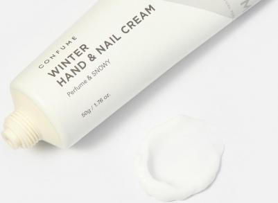 Парфюмированный крем для рук Winter perfume snowy hand & nail cream 50 г CONFUME – фото 1