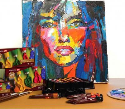 Краска масляная художественная PREMIERE, 46 мл, профессиональная серия, ОЛИВКОВАЯ, 191436 – фото 7