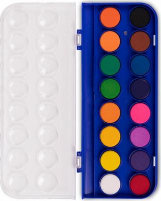Краски акварельные сухие "PREMIUM" 16 цветов, круглые кюветы 23 мм, пенал с европодвесом, 191744 – фото 7