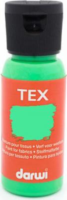 DA0100050 Краска для ткани TEX, 50 мл (627 зеленый неон) – фото 1