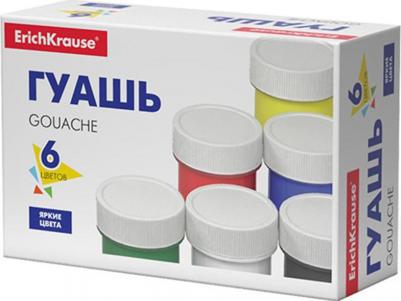 Гуашь Basic 6 цветов по 17мл – фото 2