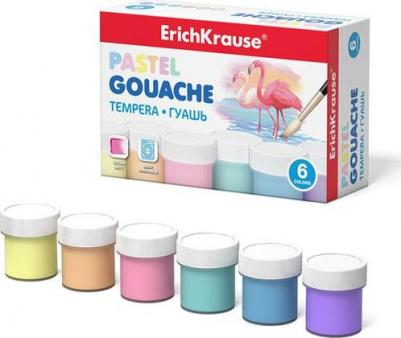 Гуашь ® Pastel 6 цветов по 20мл – фото 9
