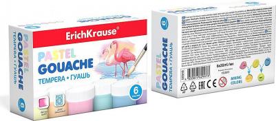Гуашь ® Pastel 6 цветов по 20мл – фото 11