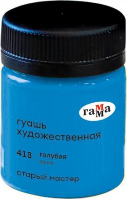 Гуашь художественная "Старый Мастер", голубая, 40 мл – фото 7